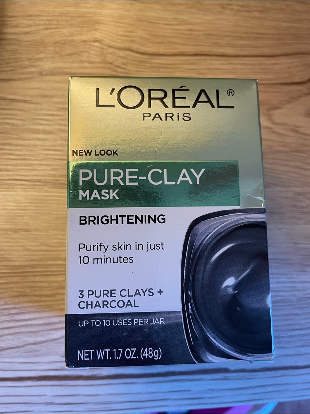 L’Oréal Paris Pure-Clay Brightening Mask - Green and Black